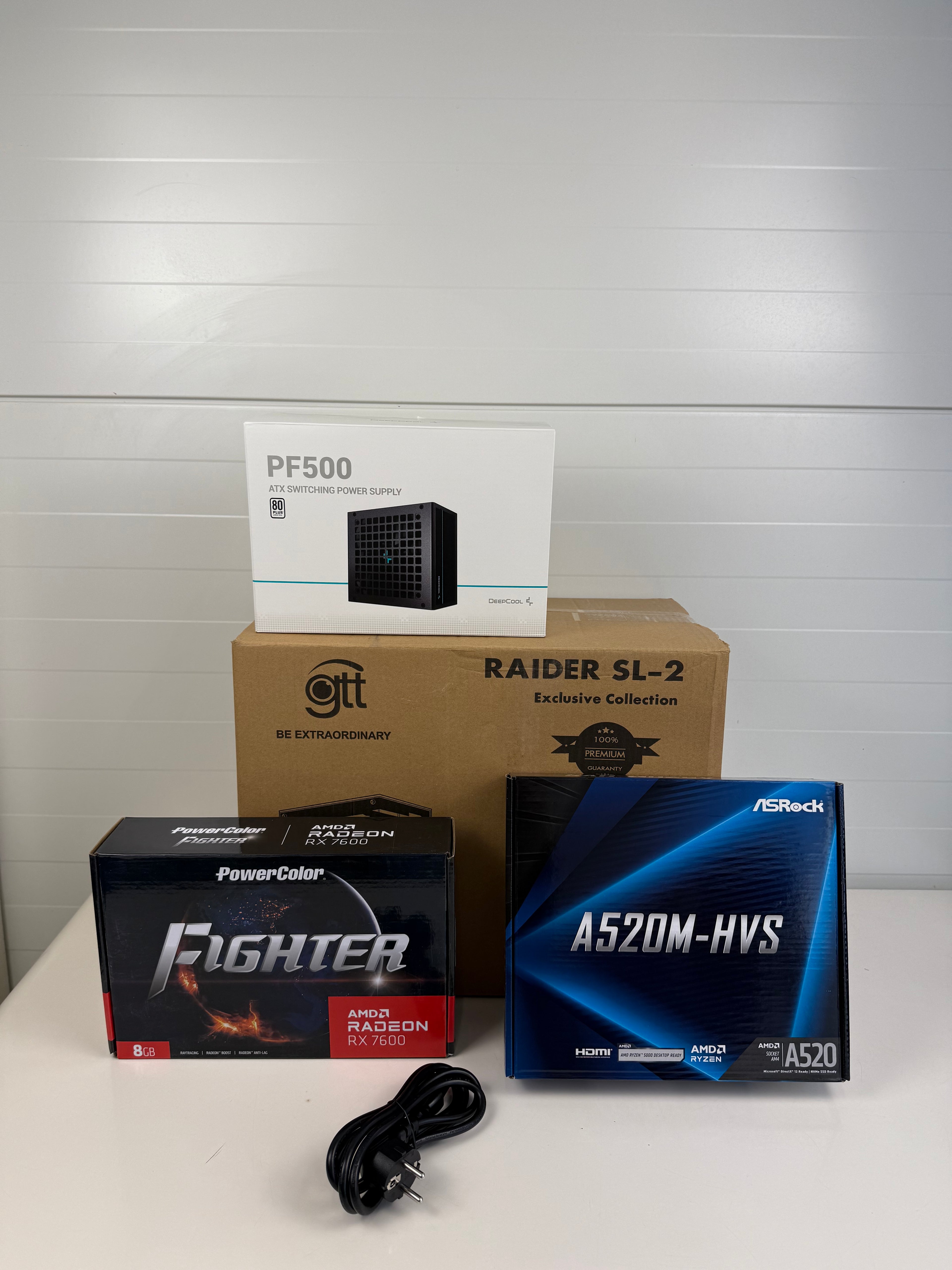 Naujas Žaidimų Kompiuteris Rx 7600 Ryzen 5 5500