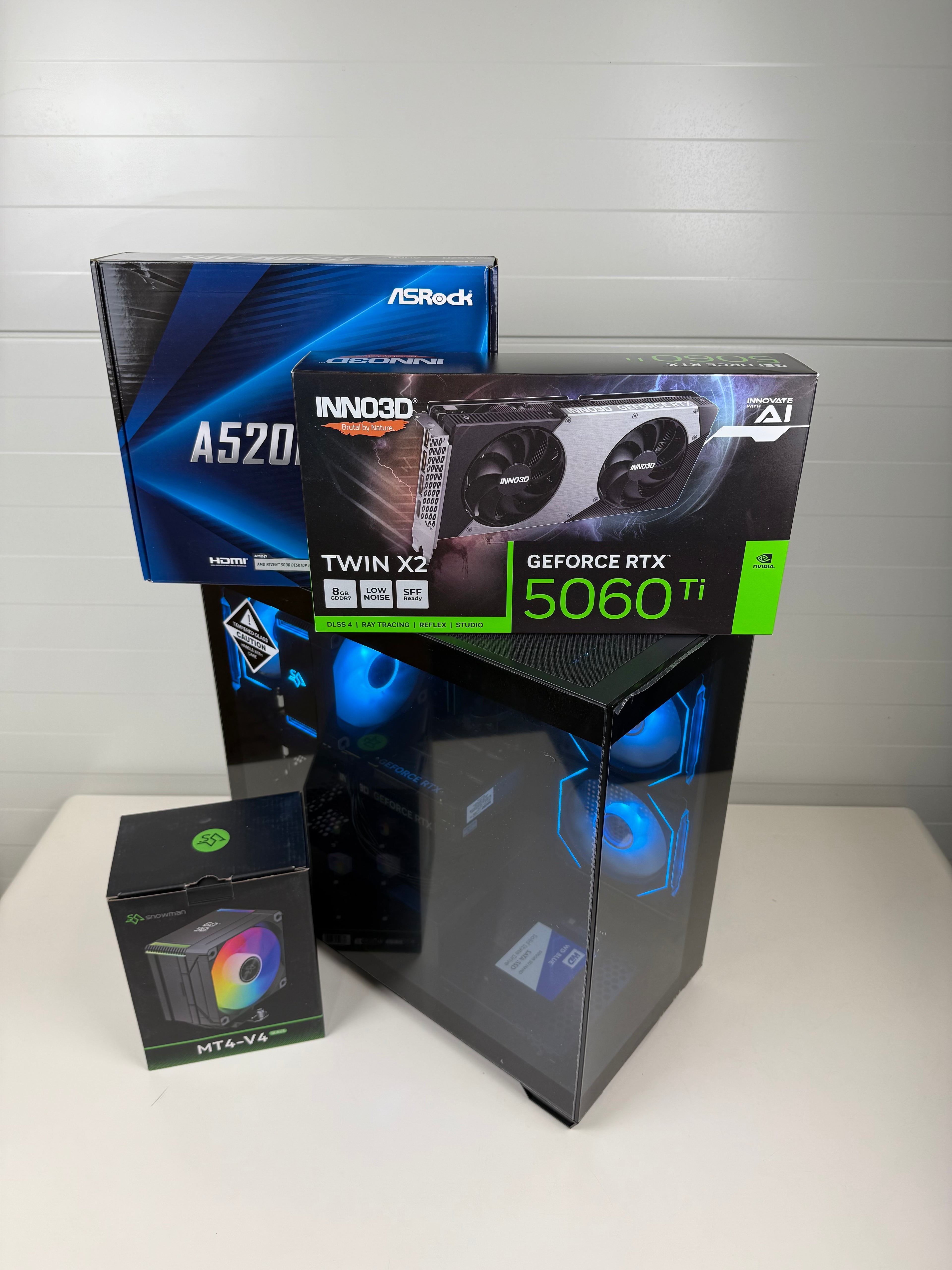 Rtx 5060ti Ryzen 5 16gb RAM Naujas Kompiuteris!