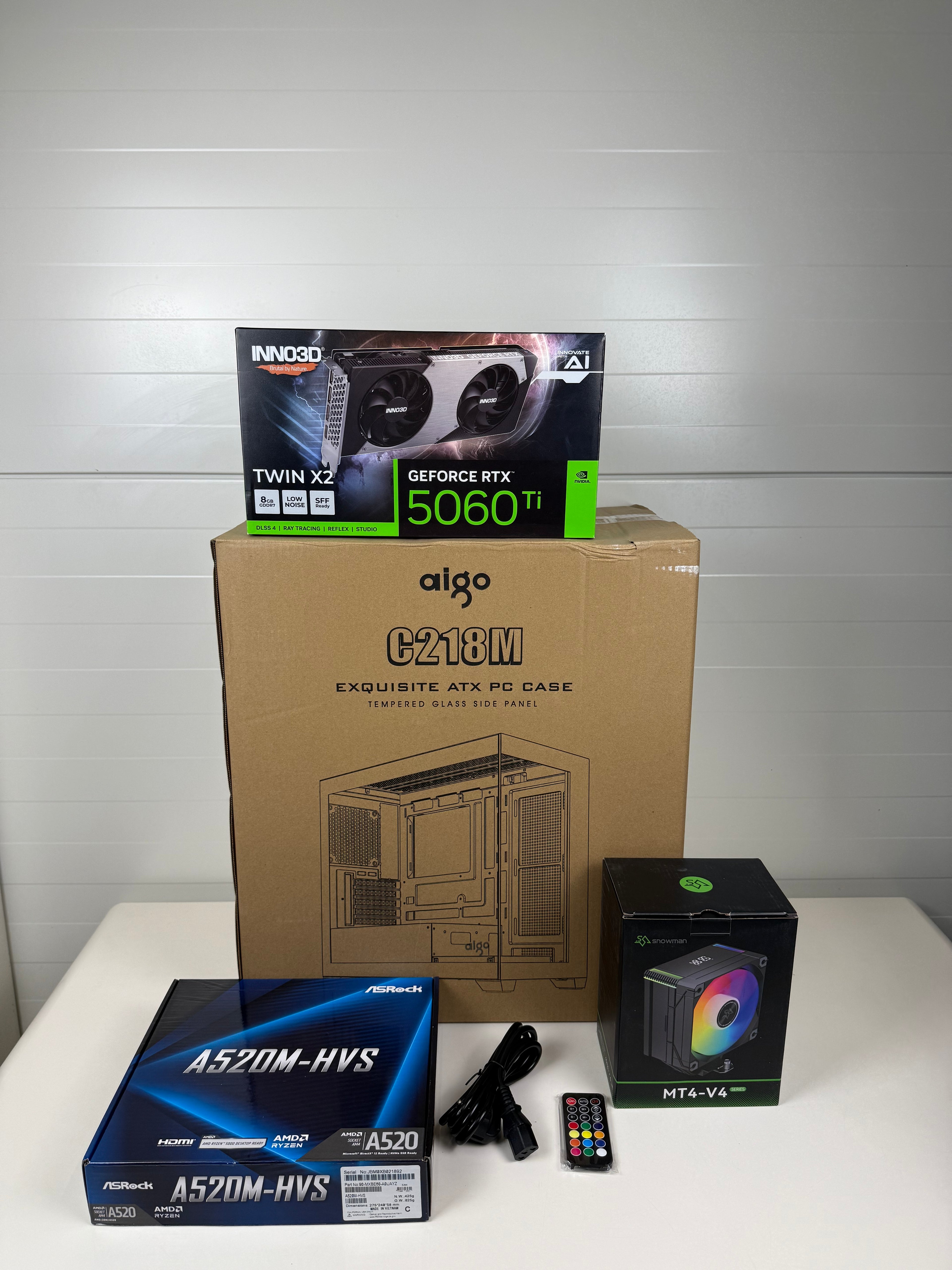 Rtx 5060ti Ryzen 5 16gb RAM Naujas Kompiuteris!