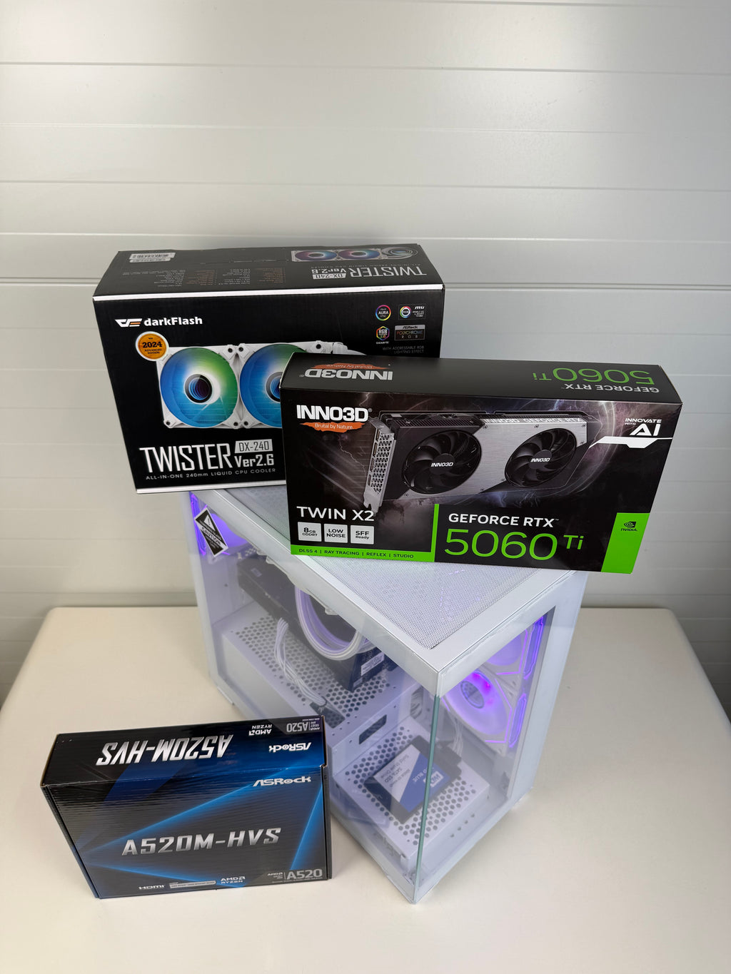 Rtx 5060ti Ryzen 5 16gb RAM Naujas Kompiuteris!
