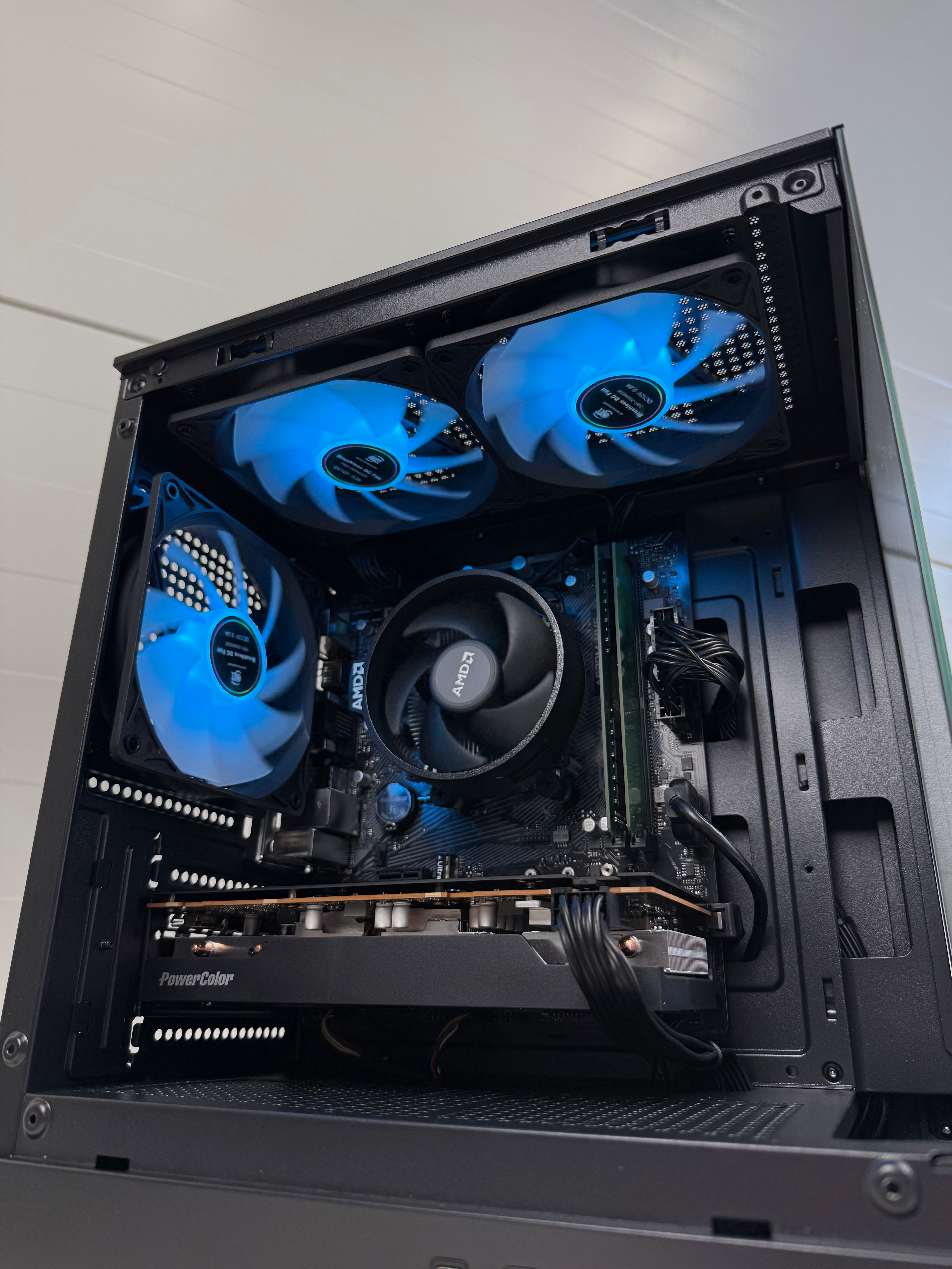 Naujas Žaidimų Kompiuteris Rx 7600 Ryzen 5 5500