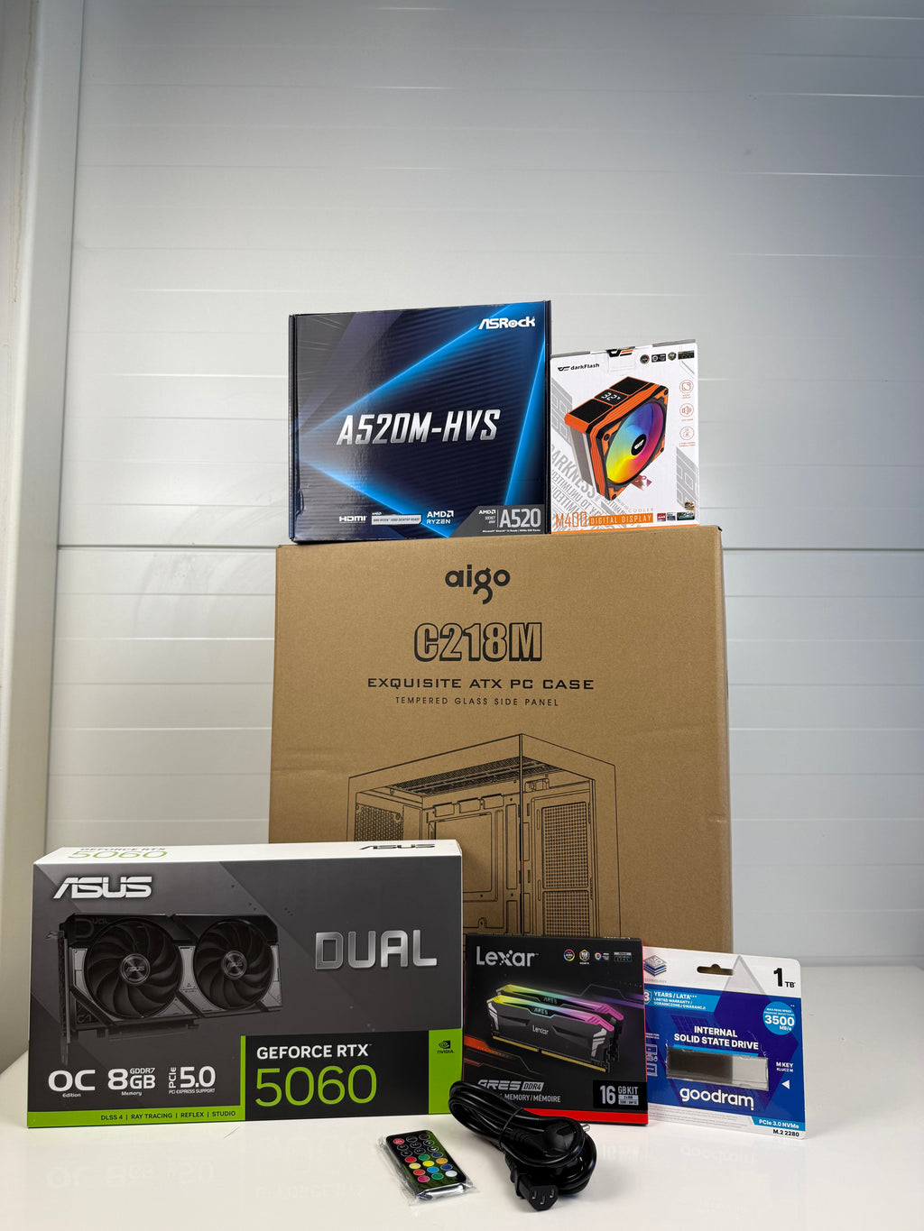 Naujas Stacionarus Kompiuteris Rtx 5060 Ryzen 5