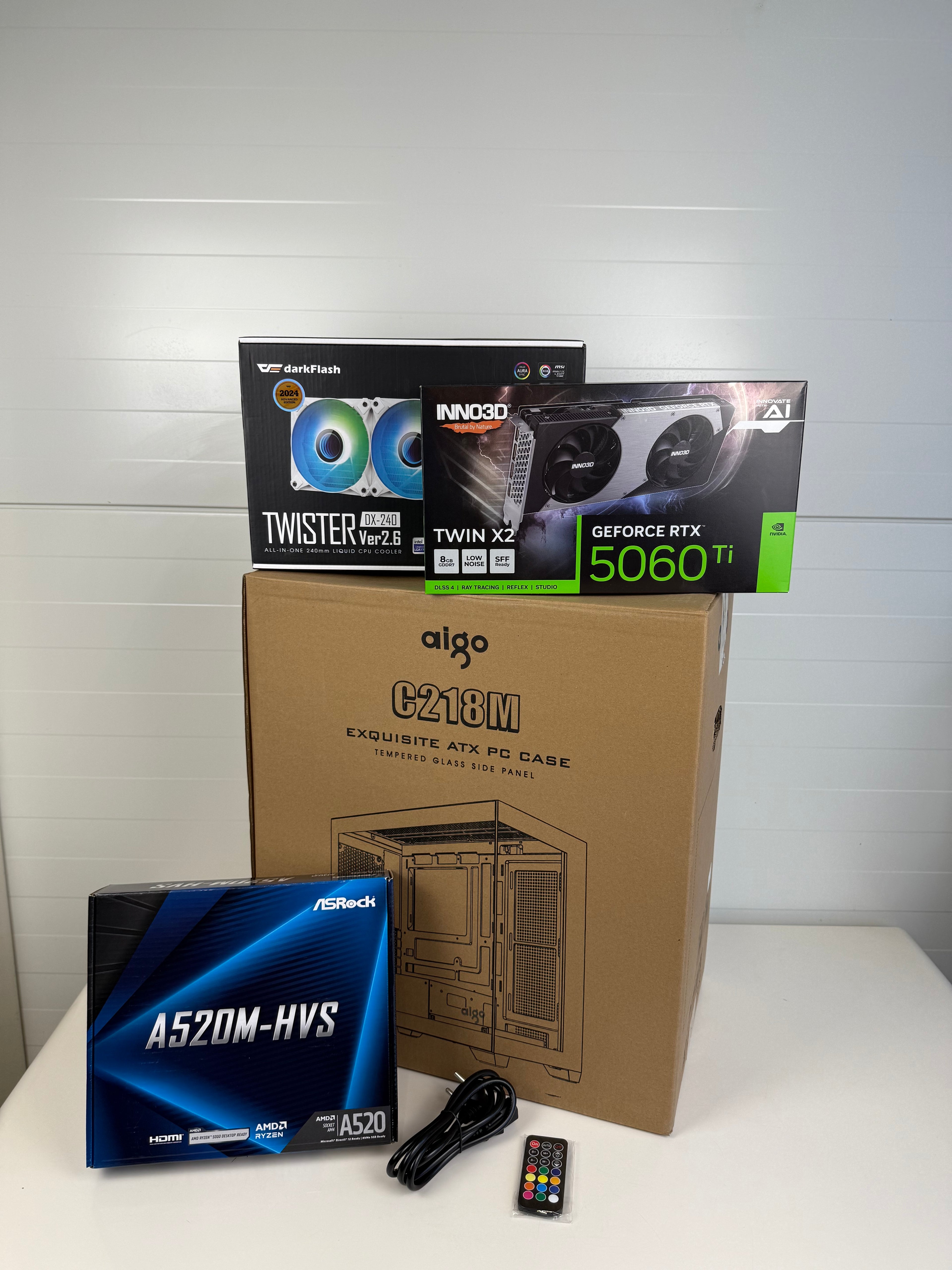 Rtx 5060ti Ryzen 5 16gb RAM Naujas Kompiuteris!