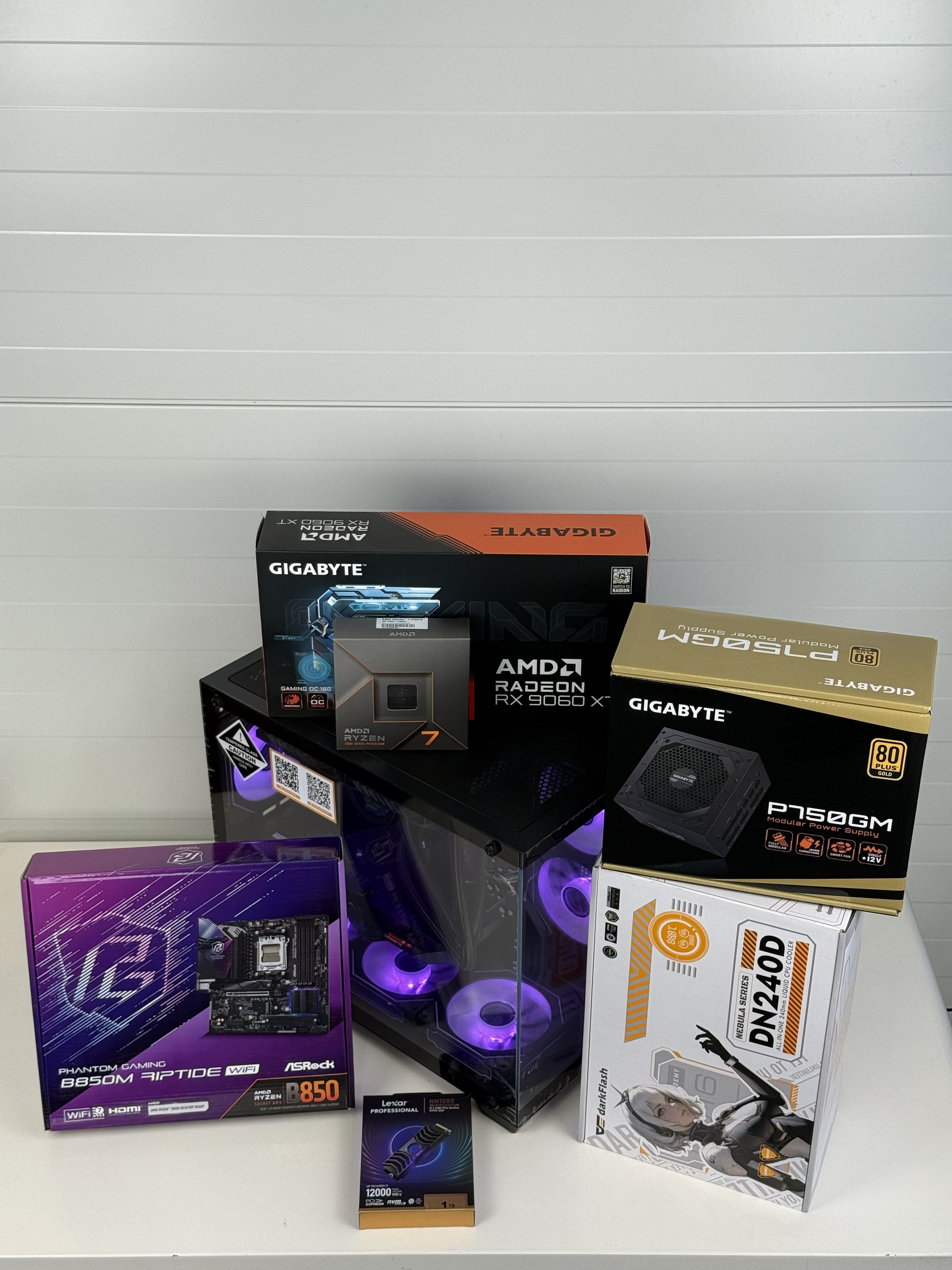 Naujas Kompiuteris Rx 9060xt Ryzen 7 7700x Ddr5