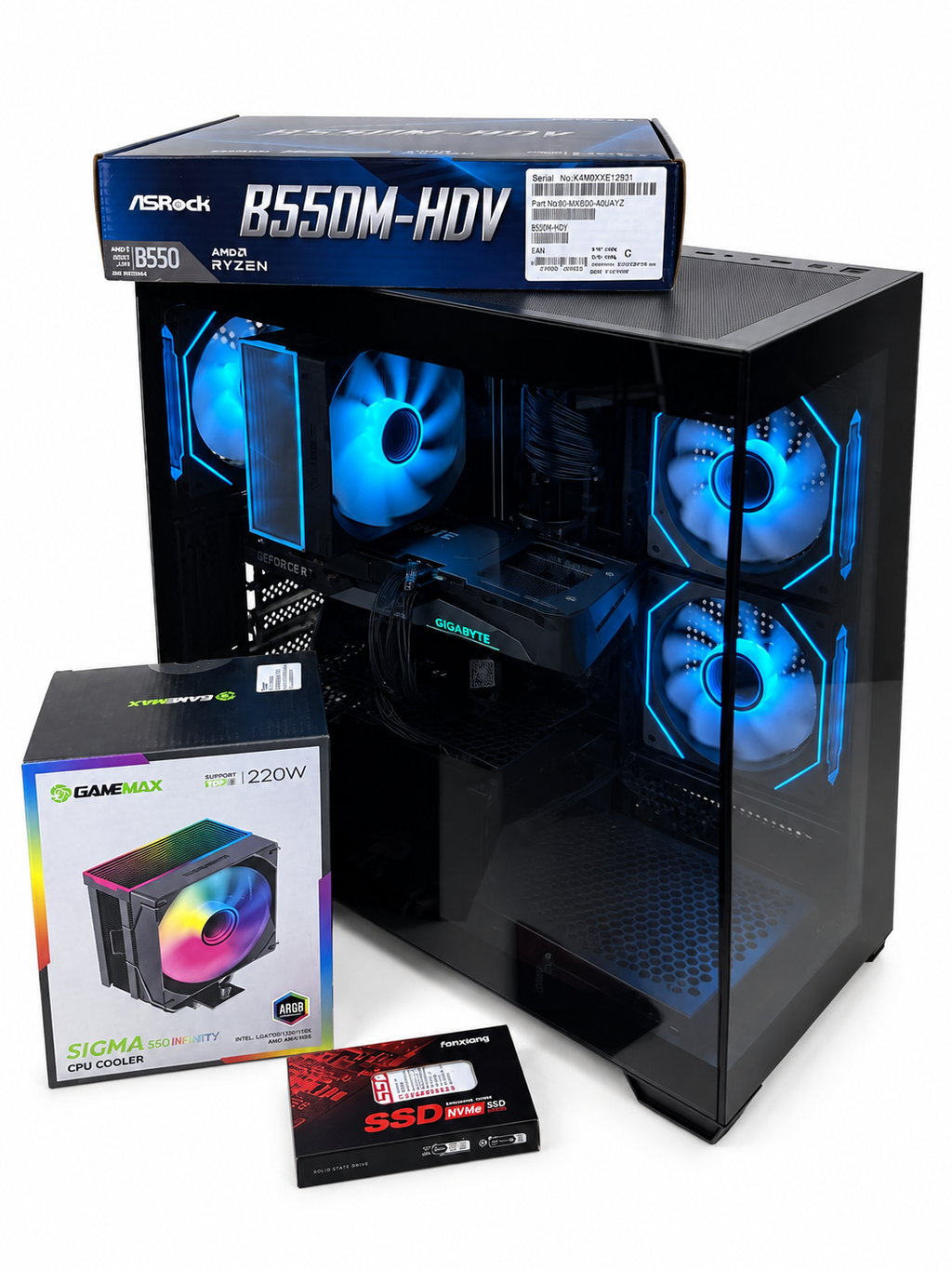 Stacionarus Žaidimų Kompiuteris RTX 3060Ti RYZEN 5 5600
